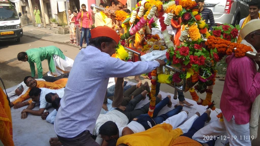 दत्त जयंती पारायण २०२१ - पालखी
